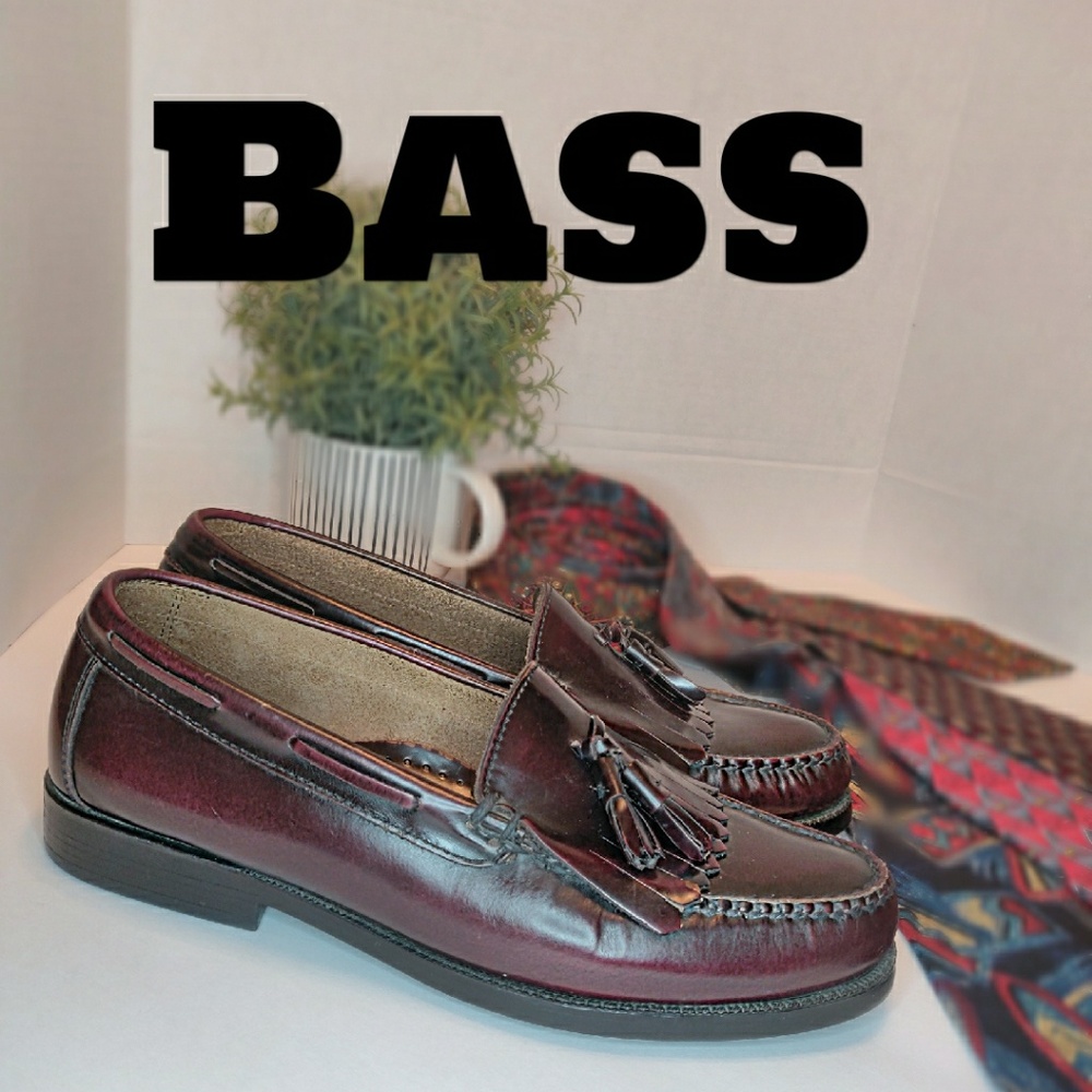 Bass Grammer Tassel Penny Loafers w/ tassel detail
